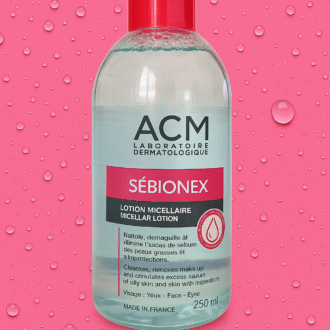 محلول پاک کننده چشم و صورت سبیونکس پوست چرب ای سی ام