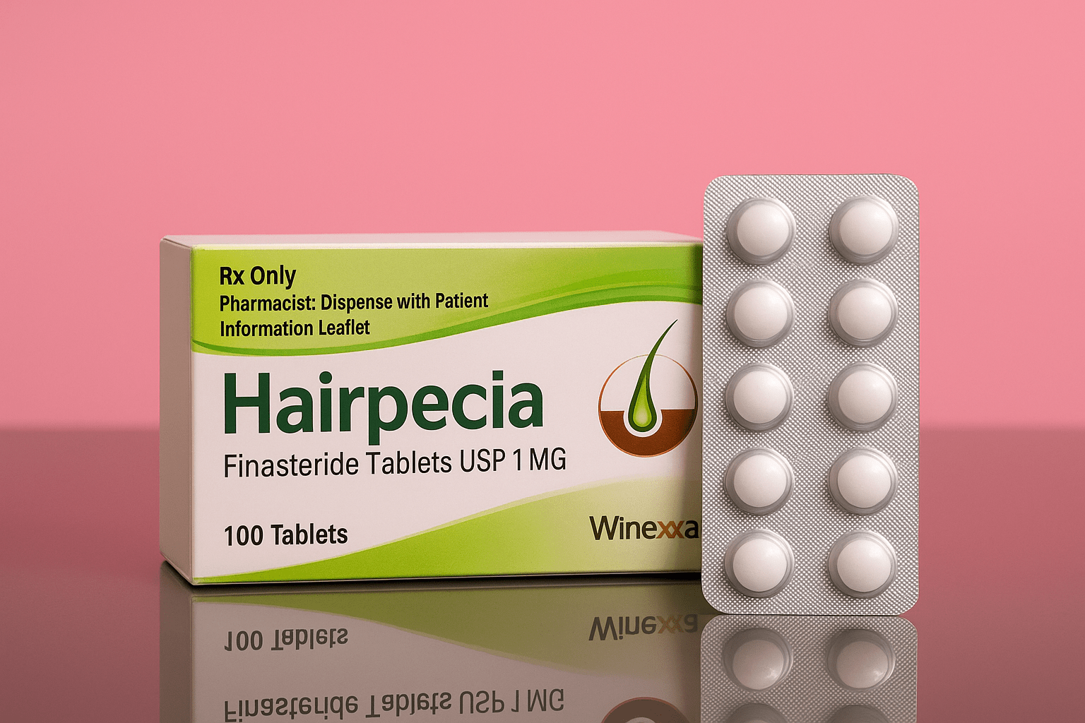 قرص درمان ریزش موی هیرپشیا Hairpecia (100 عددی)