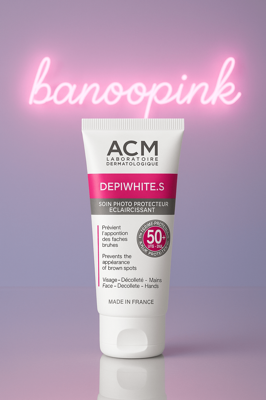 ضد آفتاب ضد لک دپی وایت اس ای سی ام ACM