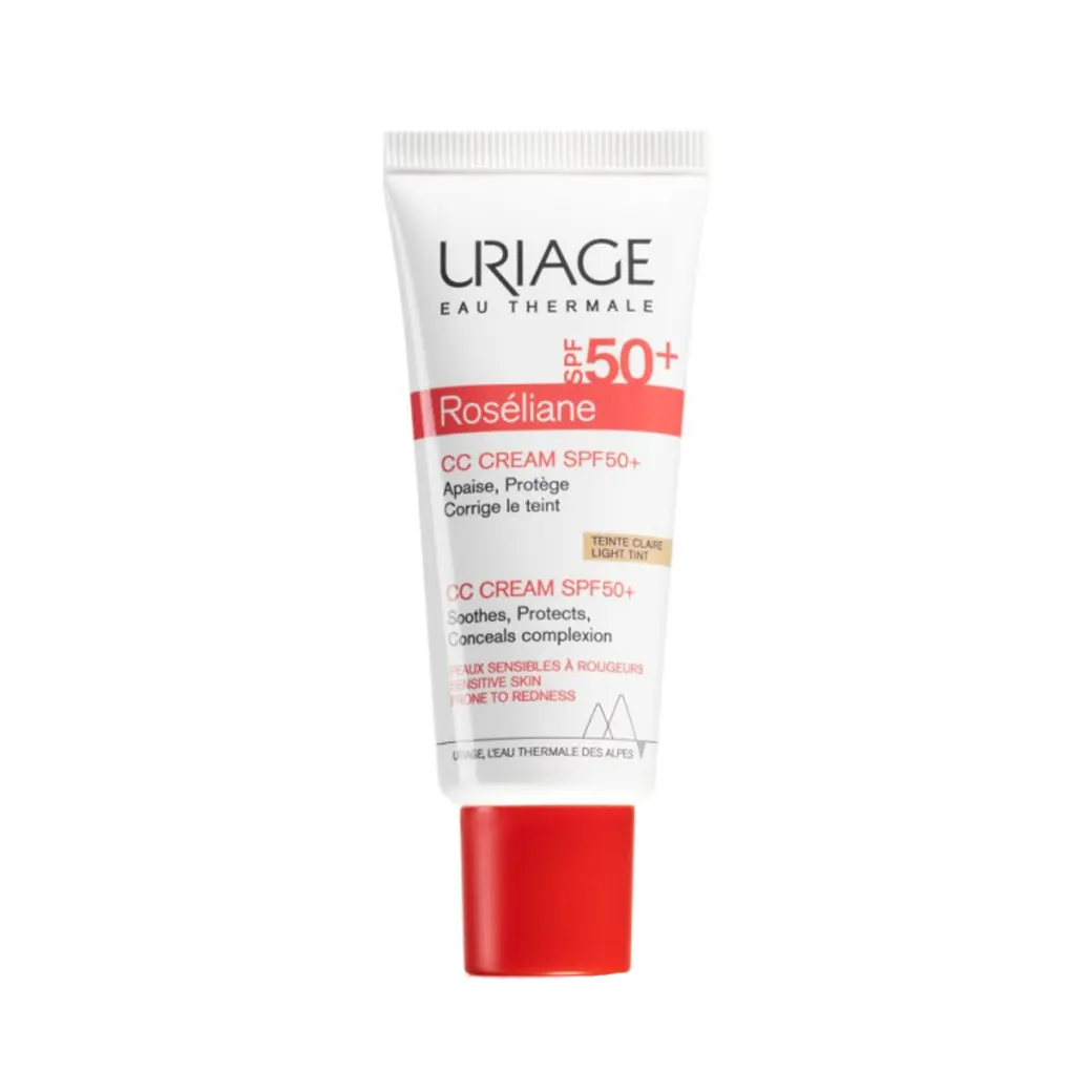 Uriage-Sunscreen-Cream-CC-Tinted-SPF50-Roseliane-40ml-3519.webp ضد آفتاب سی سی کرم رزلیین اوریاژ 40 میل spf50 - Image 1