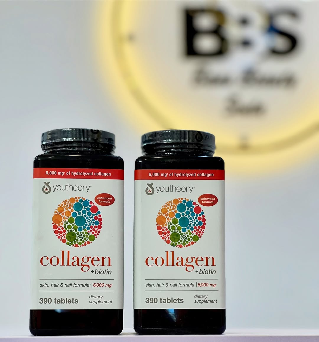 تقویت کننده کلاژن یوتئوری دارای ویتامین C حاوی 390 قرص